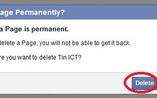 Xóa Fanpage, nhóm và tài khoản Facebook