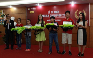 5 học sinh tại TP HCM vô địch English Champion 2014