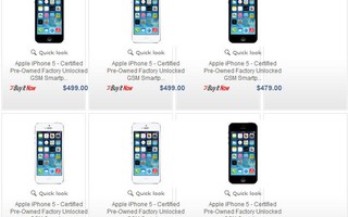 Apple mở bán iPhone 5 giá mềm trên eBay