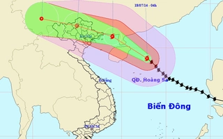 Trưa 19-7, bão Thần Sấm đổ bộ vào TP biên giới Móng Cái