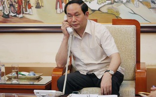 Bộ trưởng Trần Đại Quang điện đàm với Bộ trưởng CA Trung Quốc