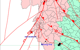 Động đất mạnh ở Điện Biên