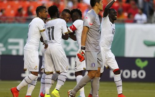 Jordan Ayew lập hat-trick, Ghana nhấn chìm Hàn Quốc
