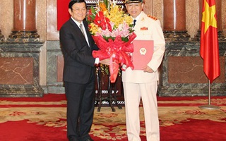 Thứ trưởng Tô Lâm được thăng hàm Thượng tướng
