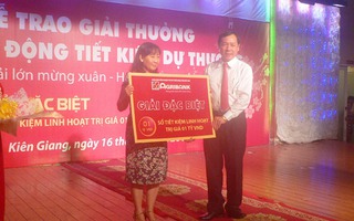 Agribank trao thưởng 1 tỉ đồng tại Kiên Giang