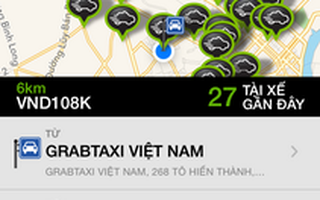 Giảm giá taxi với GrabTaxi