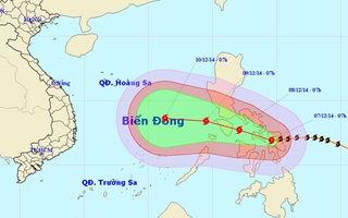 Siêu bão Hagupit vào Biển Đông, 3 “kịch bản” xảy ra