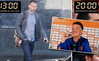 Ông Van Gaal gặp riêng Giggs trước giờ ra mắt M.U