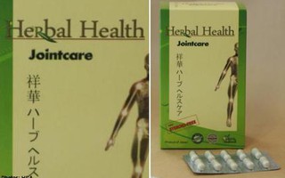 “Thảo dược” viêm khớp Herbal Health Jointcare bị đình chỉ lưu hành