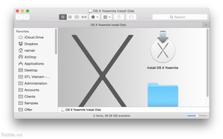 Tạo USB cài đặt OS X Yosemite