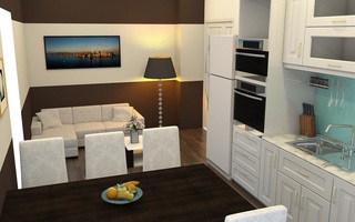 Hoàn thiện nội thất căn hộ hơn 70 m2 chỉ với 50 triệu đồng