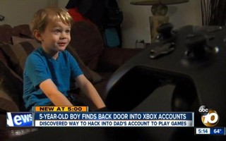 Cậu bé 5 tuổi tìm ra lỗ hổng của Xbox One