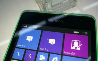 Lumia 535 mang thương hiệu Microsoft đầu tiên lộ ảnh