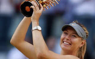 Sharapova ngược dòng đánh bại Halep, vô địch Madrid Open 2014