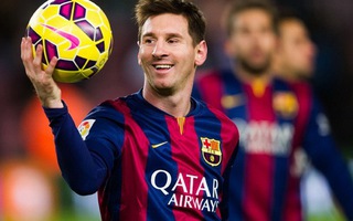 Messi lập hat-trick, Barca thắng tưng bừng trận derby Catalan