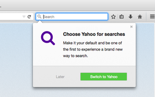 Firefox 34 với công cụ tìm kiếm Yahoo