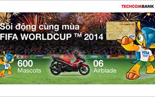 Techcombank tặng quà đặc biệt nhân dịp World Cup