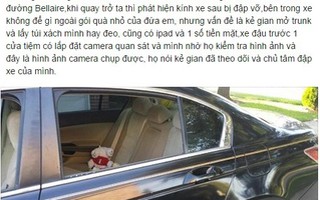 Lam Trường bị đập cửa xe, cướp giữa ban ngày