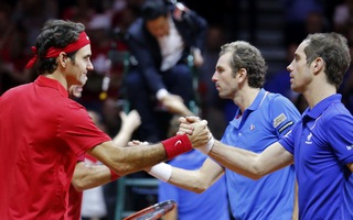 Federer tỏa sáng, Thụy Sĩ thắng trận đôi trước chủ nhà Pháp