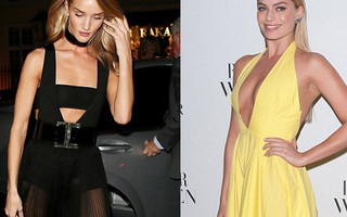 Margot Robbie và Rosie Huntington-Whiteley cạnh tranh độ quyến rũ