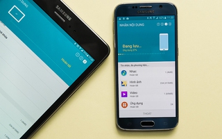 Chuyển đổi dữ liệu dễ dàng qua Galaxy S6 với Smart Switch