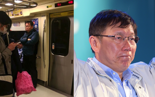 Thị trưởng Đài Bắc đi tàu điện gây xôn xao Trung Quốc