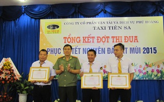 Công an Đà Nẵng khen thưởng 3 tài xế taxi bắt trộm