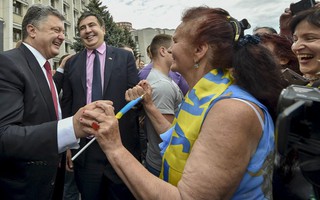 Nhận chức thống đốc ở Ukraine, cựu tổng thống Georgia bị chế giễu