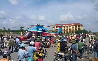 Máy bay quân sự hạ cánh khẩn cấp ở Thái Bình