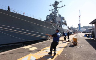 Mỹ đưa chiến hạm hiện đại nhất đến Nhật