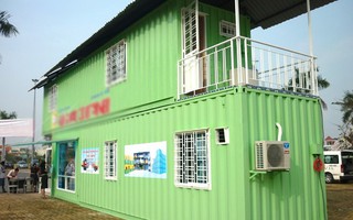 Nhà container không móng giá 100 triệu đồng ở Sài Gòn