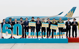 Hành khách thứ 160 triệu của Vietnam Airlines là người Hàn Quốc