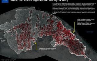 Vụ tấn công thảm khốc của Boko Haram qua ảnh vệ tinh