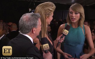 Taylor Swift bực vì bị trêu đùa ở Grammy 2015