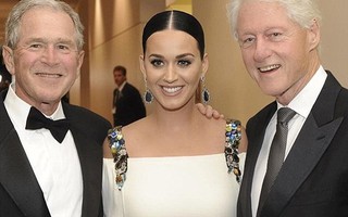 Katy Perry hội ngộ hai cựu Tổng thống Mỹ