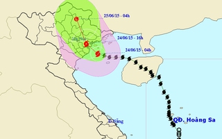 Bão số 1 bất ngờ mạnh thêm, giật cấp 12