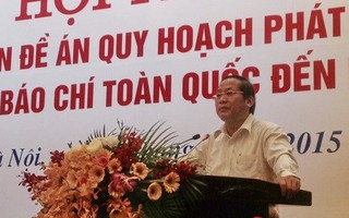 Công bố Quy hoạch báo chí: Giảm số lượng cơ quan báo in