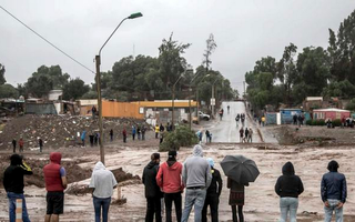 Lũ quét sa mạc ở Chile, hơn 20 người mất tích