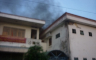 Bình Định: Cháy Phòng Quản lý Đô thị huyện Hoài Nhơn