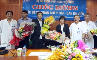 Hai bệnh nhân ghép tạng “xuyên Việt” xuất viện