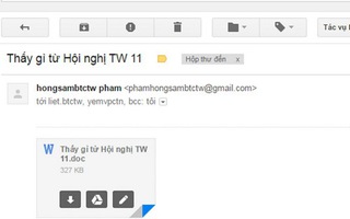 Cẩn thận mã độc trong email giả mạo cơ quan trung ương