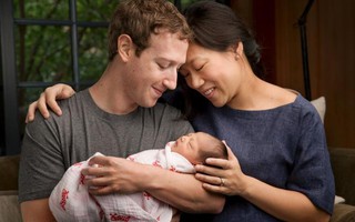 Đón con gái đầu, ông chủ Facebook cho đi 45 tỉ USD