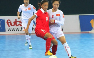 Tuyển futsal nữ Việt Nam thua ngược Trung Quốc đáng tiếc