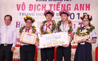 Trường THPT chuyên Trần Đại Nghĩa giành giải nhất Cuộc thi Vô địch tiếng Anh THCS
