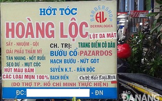 Điên đầu với biển hiệu quảng cáo "độc"