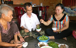 Ba bữa cơm ngon nhất của gia đình ông Nén