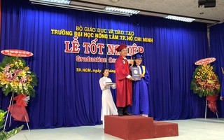 26 sinh viên ĐH Nông Lâm TP HCM tốt nghiệp thủ khoa, á khoa