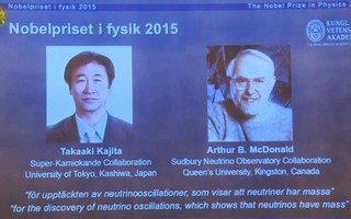 Nobel Vật lý 2015 khám phá tận cùng vật chất