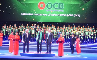 OCB nhận giải thưởng Sao vàng Đất Việt 2015