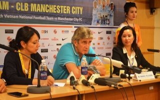 HLV Pellegrini: Cầu thủ Manchester City không hờ hững với CĐV Việt Nam